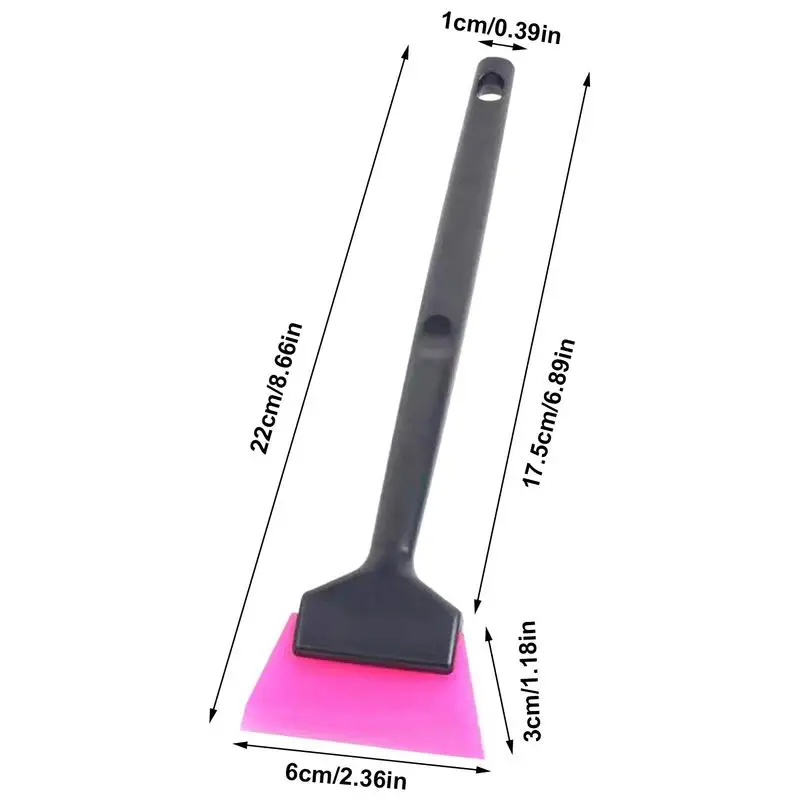 Car Wrap Tools High Strength Windshield Sticker Applicator Wrap Applicator Squeegee Scraper Tool with Handle Car Wrapping Tool