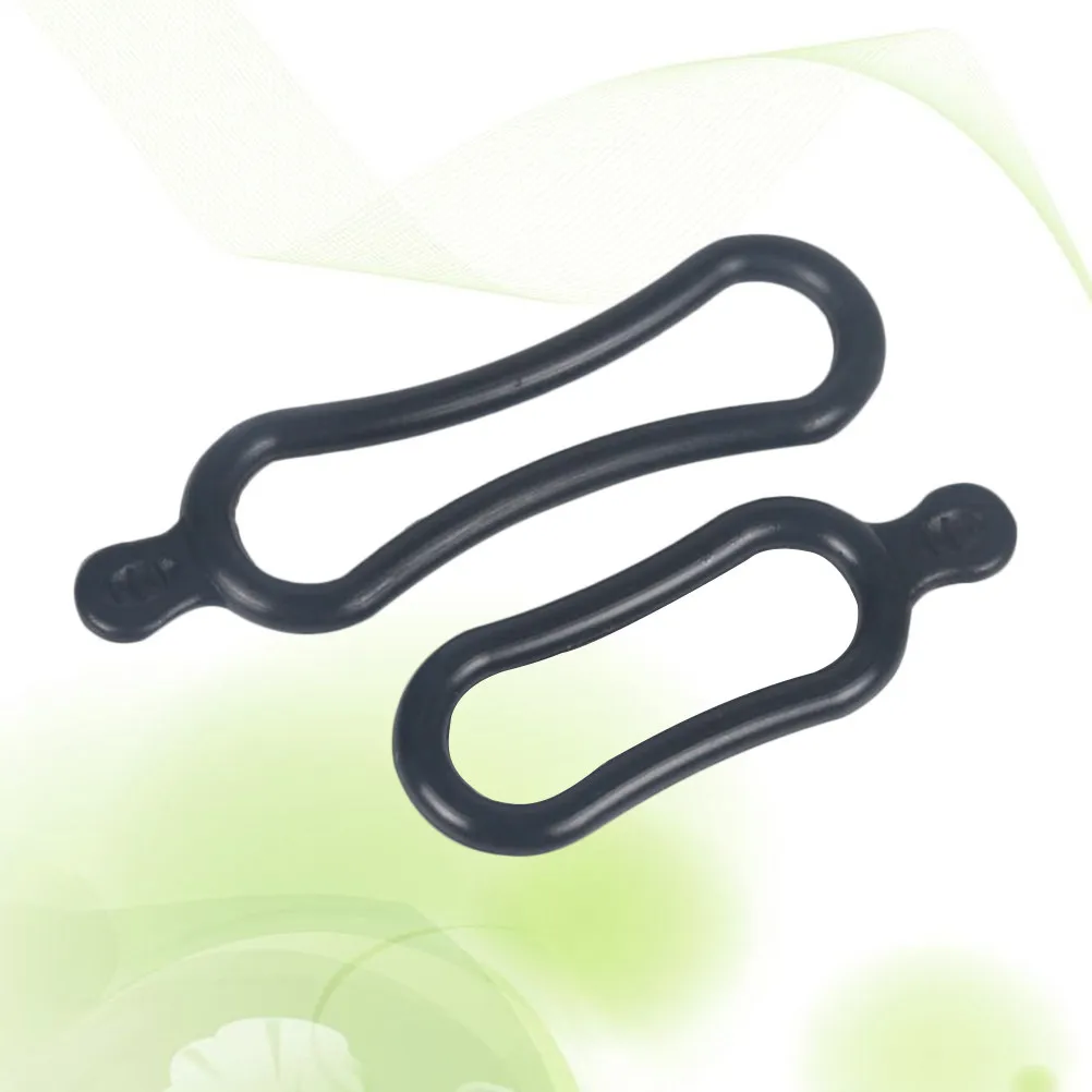 

2Pcs Heavy-Duty Elastic Silicone Handlebar Band Holder for Bike Torch Light Mobile Phone Device Off-Road Mountain Trail