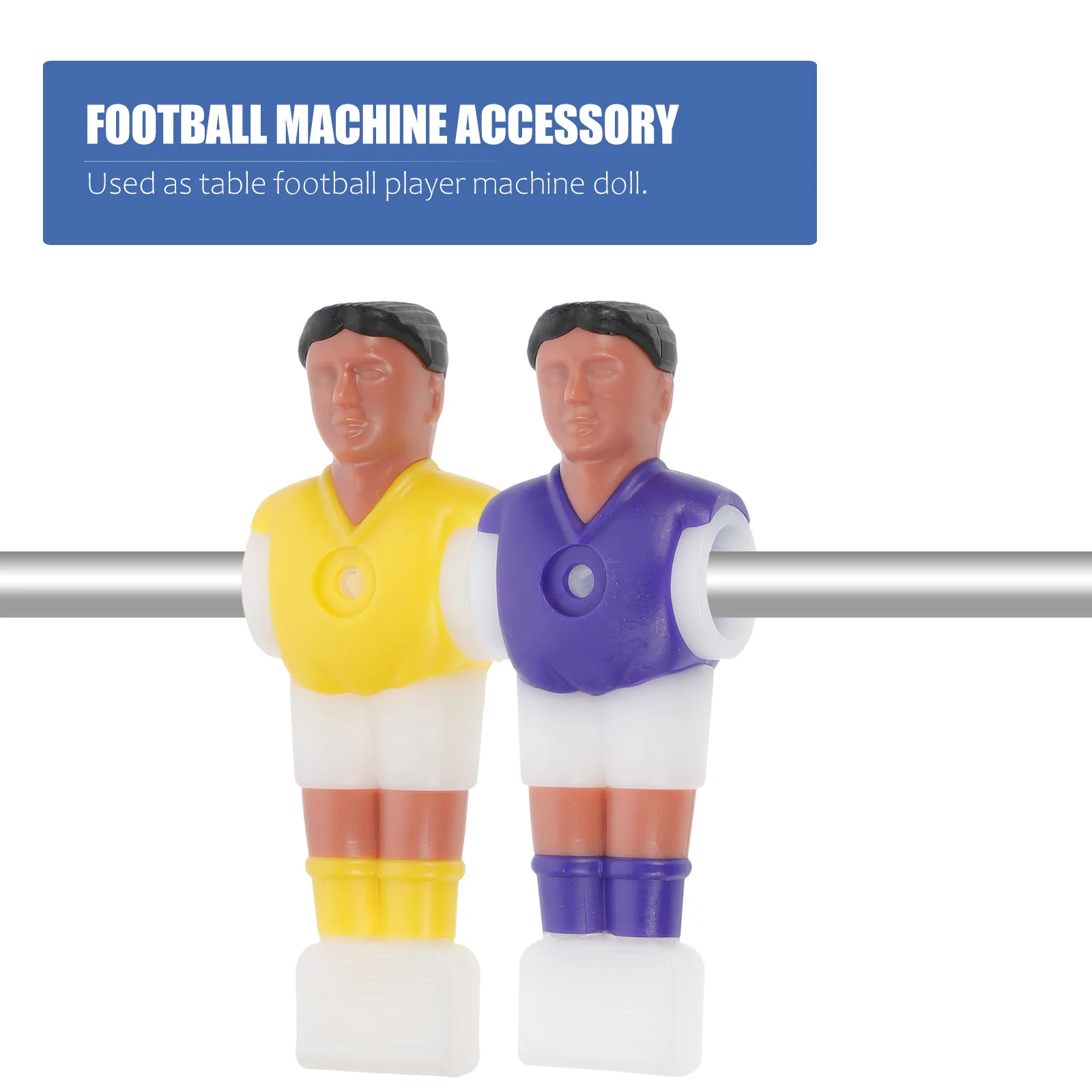 4 Pcs Soccer Table Player Mini Football Figures Component Tabletop Man Men Replacement