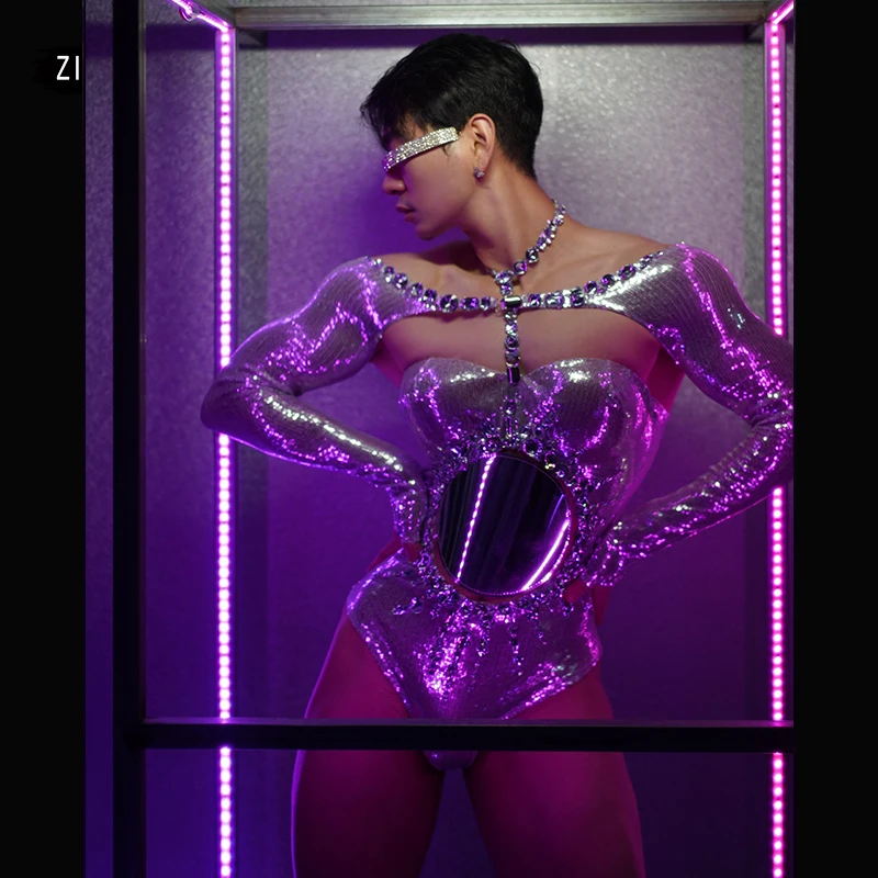 Glittering Luxurious Fully Sequined Tightfitting Club Stage Drag Queen Partycelebration Ball Performance Birthday Dress Night