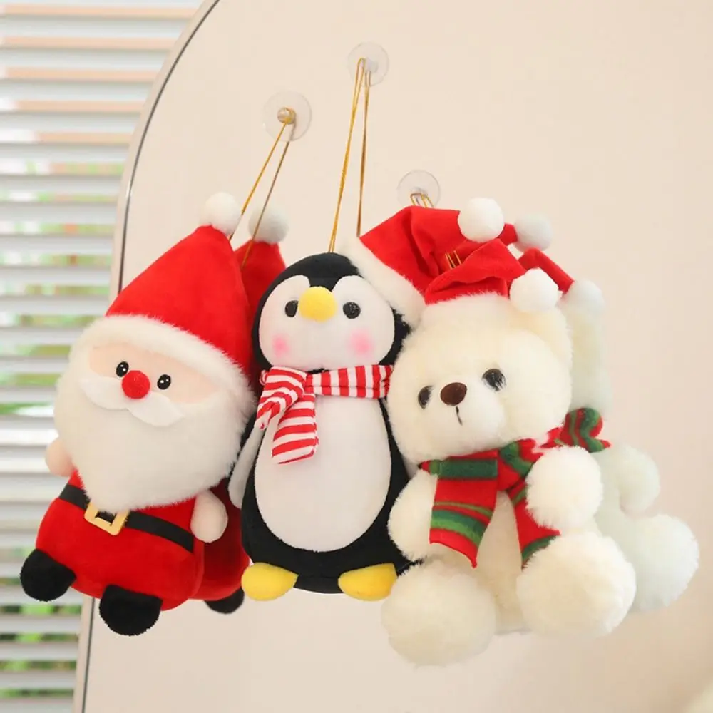 Christmas Decoration Christmas Stuffed Plush Toys Plush Christmas Tree Penguin Plush Doll Snowman Lovely Santa Claus Plush Dolls