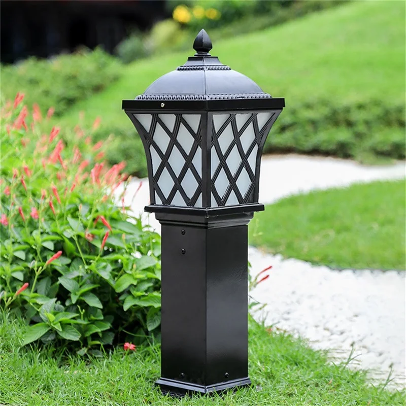 SOFITY Outdoor Garden Light Classical Lawn Lamp Fixtures LED Waterproof Decorative for Home Courtyard