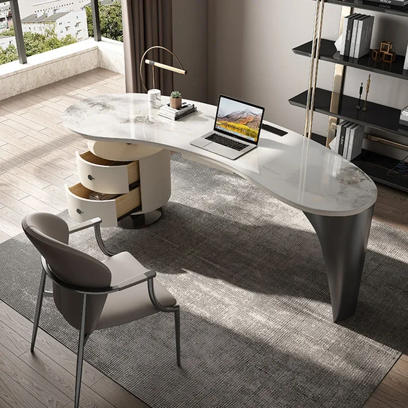 Lifting Desk Electric Height Adjustable Dressing Table Office Desks Acrylic Executive Reception Multifunctional Cheap Computer