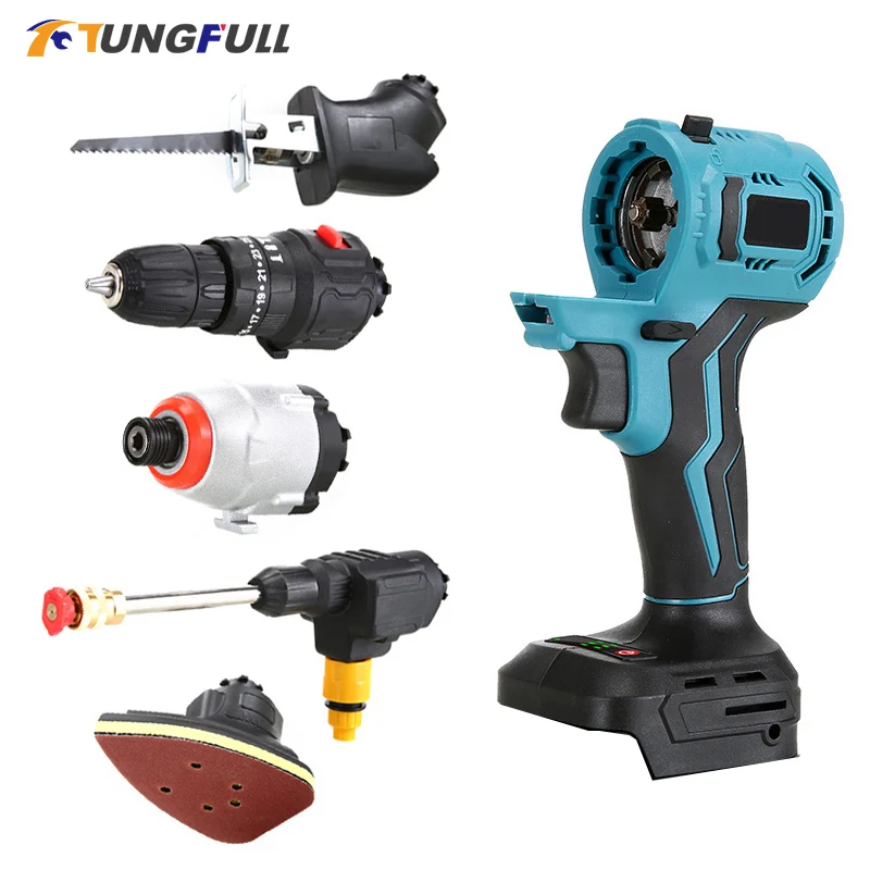 Brushless Multitool Electric Screwdriver Multifunctional Tool Set Electric Drill Reciprocating Saw Tool For Makita No Battery