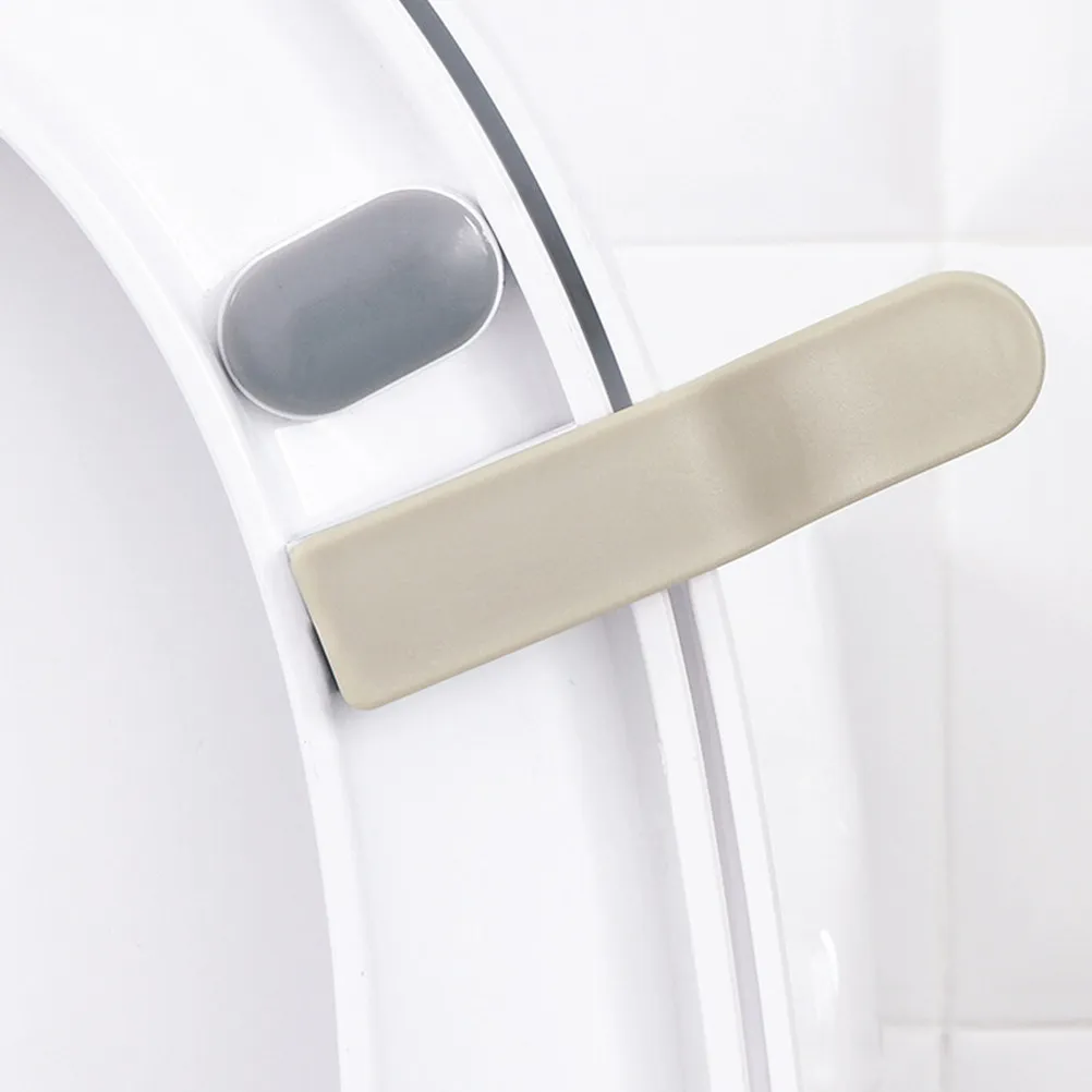 

20Pcs Toilet Seat Lifter Sanitary Lid Opener Ergonomic Design Germ Free Bathroom Accessory for Seniors White