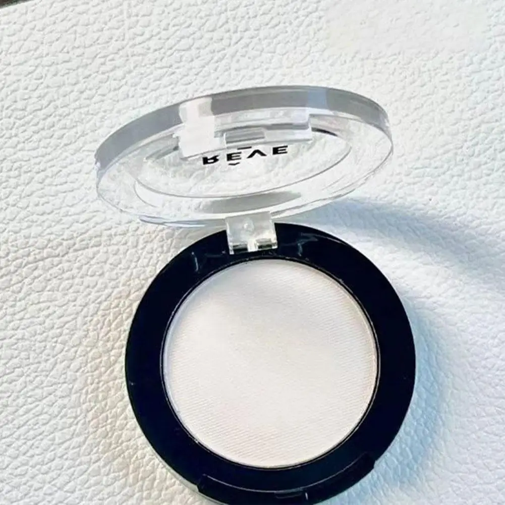    พาเลทอายแชโดว์เดี่ยว กันน้ำ สไตล์โกธิค ถาดอายแชโดว์สำหรับผู้หญิง สีขาวเข้มข้น ติดทนนาน แต่งตา