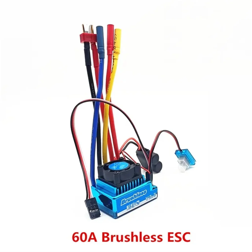 RCGOFOLLOW Brushless ESC Electric For 1/8 1/10 1/12 WPL TRX4 SCX10 Wraith Capra MST CC01 Crawler