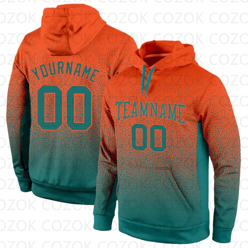 Customized Hoodies Green Colour Dot Jersey 3D Printed  Unisex Pullovers Hoodie Casual Sweatshirts