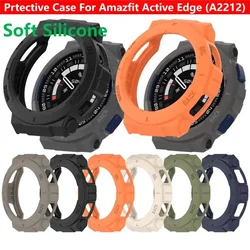 TPU Soft Silicone Case For Amazfit Active Edge (A2212) Smart Watch Strap Protective Cover Shell For A2213Bumper Protector