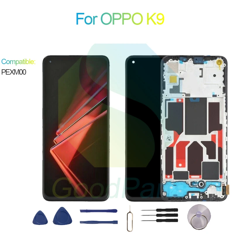 

For OPPO K9 Screen Display Replacement 2400*1080 PEXM00 K9 LCD Touch Digitizer Assembly