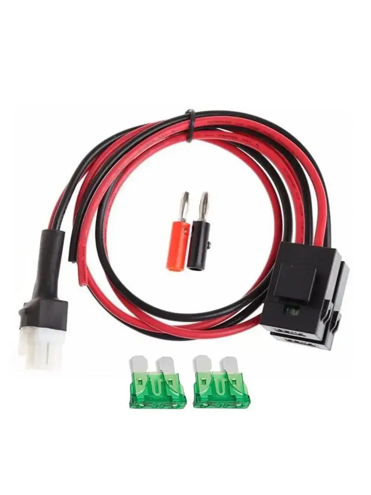 Für Kenwood TS-50s TS-60s TS-140 TS-440 TS-450 Für ICOM IC-706 6-poliges DC-Stromkabel 30 Ampere 1 m Kurzwellen-Funkkabel