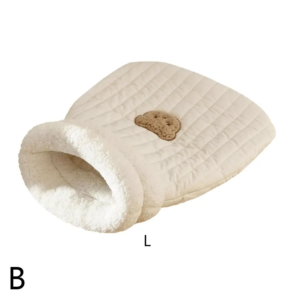 Winter Warm Sleeping Bag Soft Plush Bed Comfortable Pet Bed For S Small Dogs Kitten Accessories M4p5