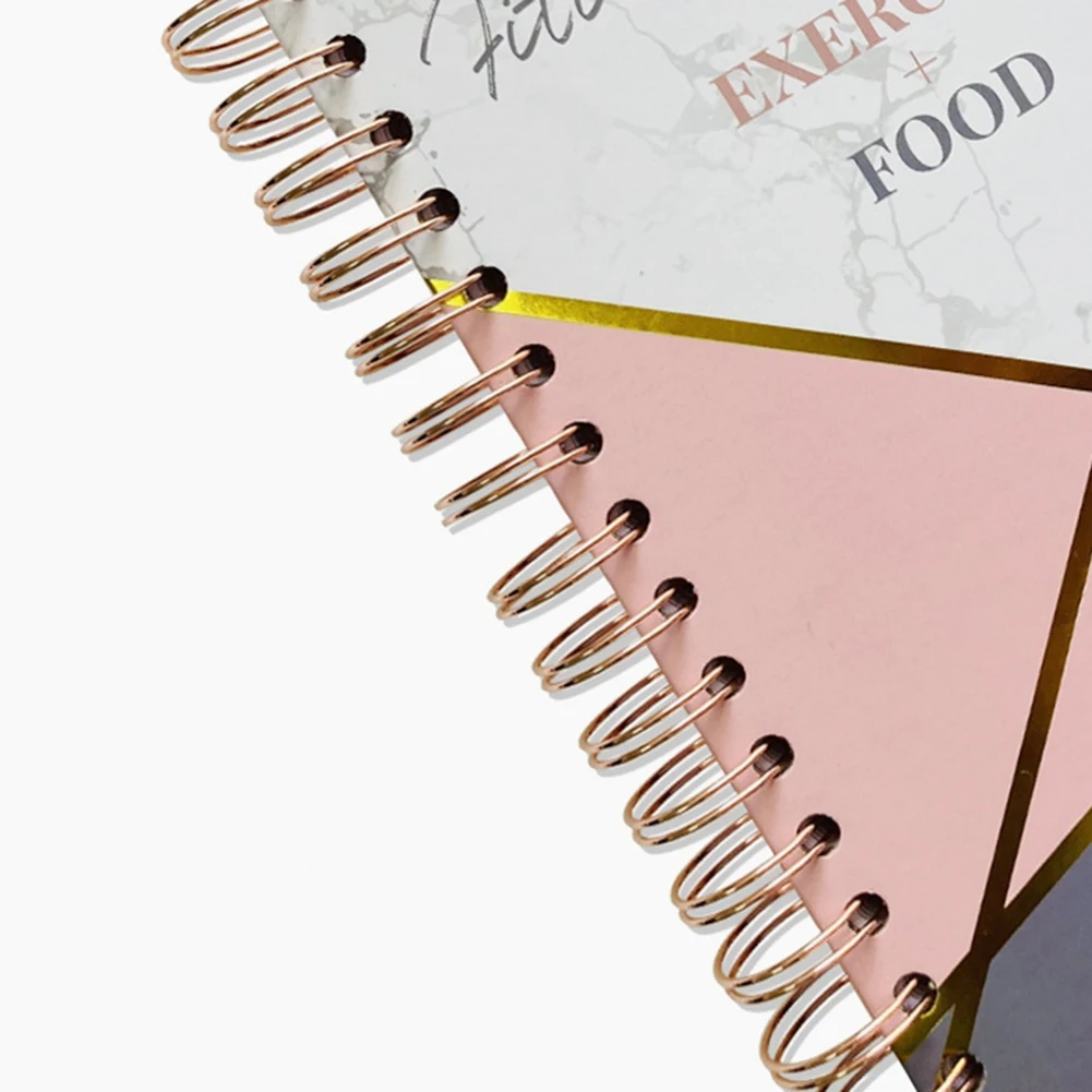 Compact Workout Fitness Journal Planners,Daily Weekly Non-Dated Planner, Notepad For Fitness And/Nutrition Journal/Planners