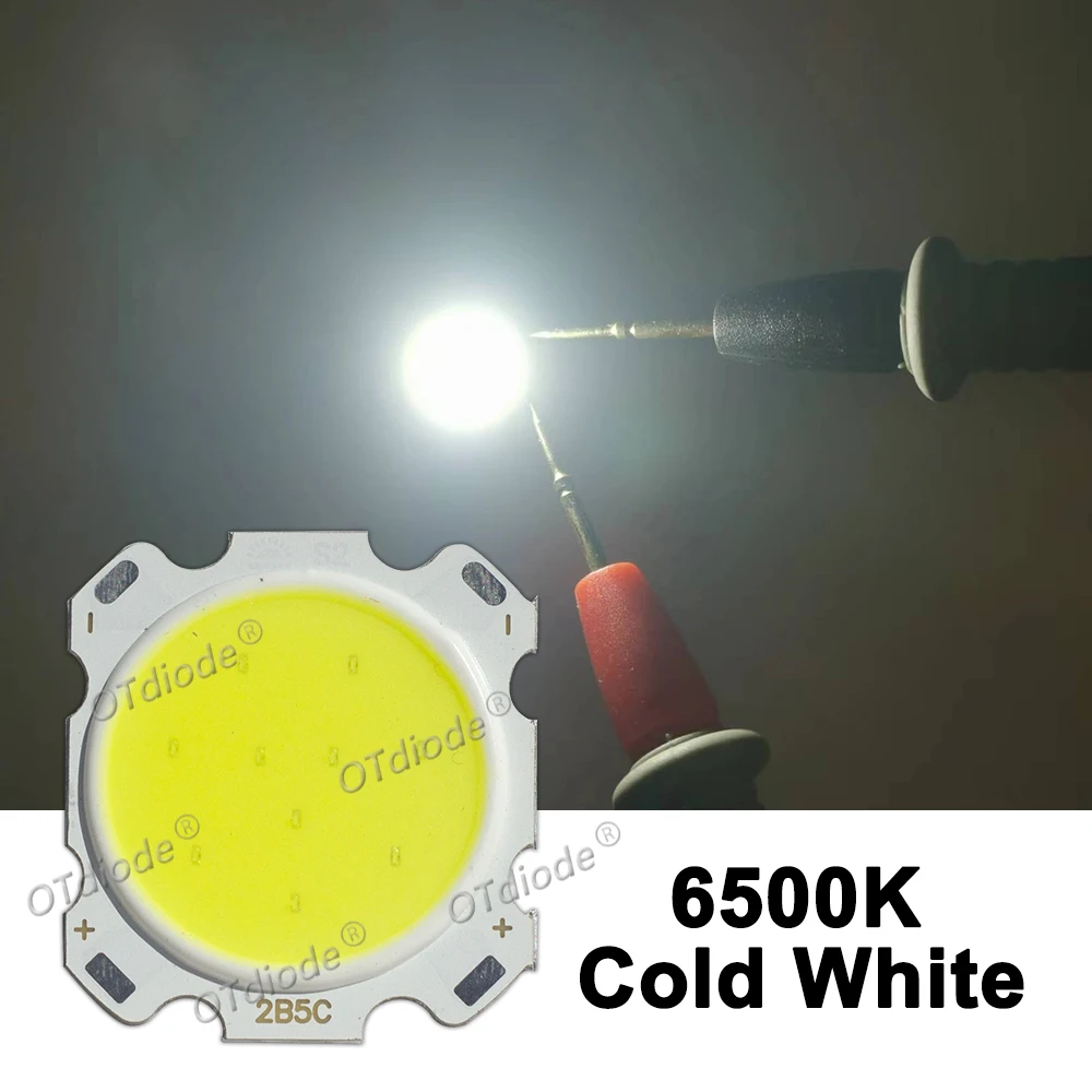 manufacturer 28mm Round Aluminum LED COB Light Source Module 3W 5W 7W 10W 12W COB bulb lamp Flip chips for spotlight