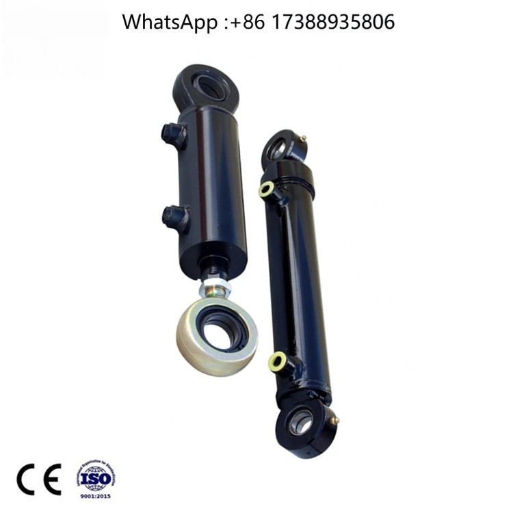 Two Way Hydraulic Piston 12v Electric Hollow Piston Rod Double Act Cylinder