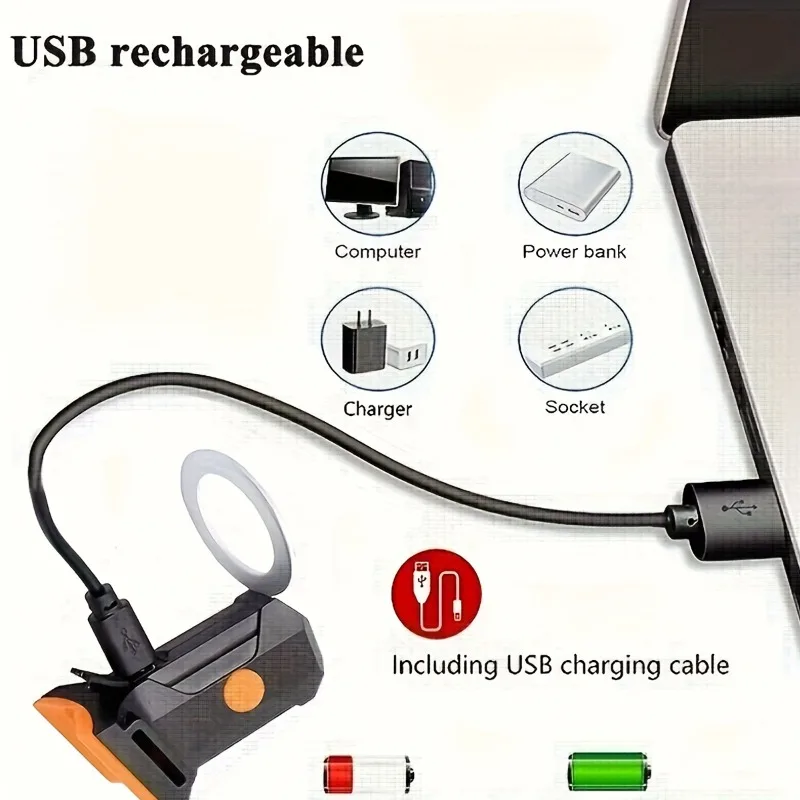 دراجة الضوء الخلفي أضواء الدراجات وسائط الإضاءة المتعددة USB شحن Led فلاش الذيل أضواء خلفية ملحقات الدراجة