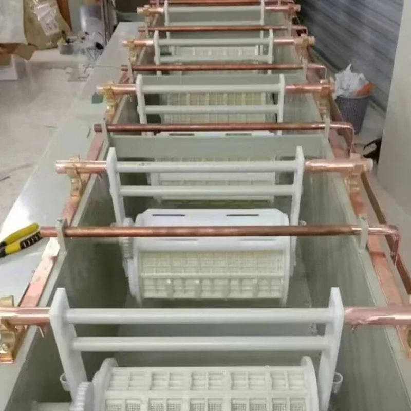 Plating bath PP plastic bath, portable roller barrel plating equipmentc