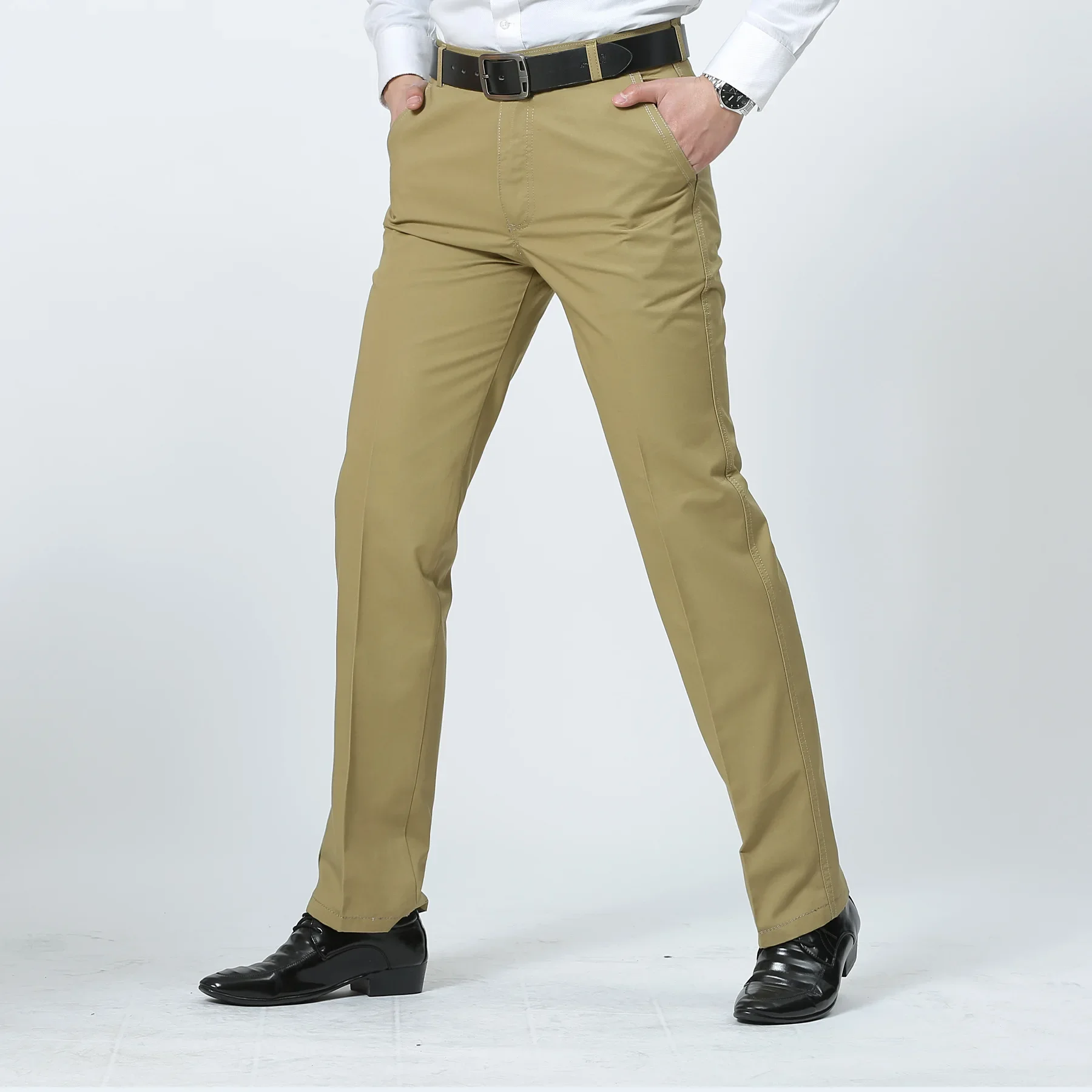 MRMT 2024 Brand Thin Men's Trousers Business Casual Middle-aged and Elderly Men Pants for Male Loose Straight Tube Trouser