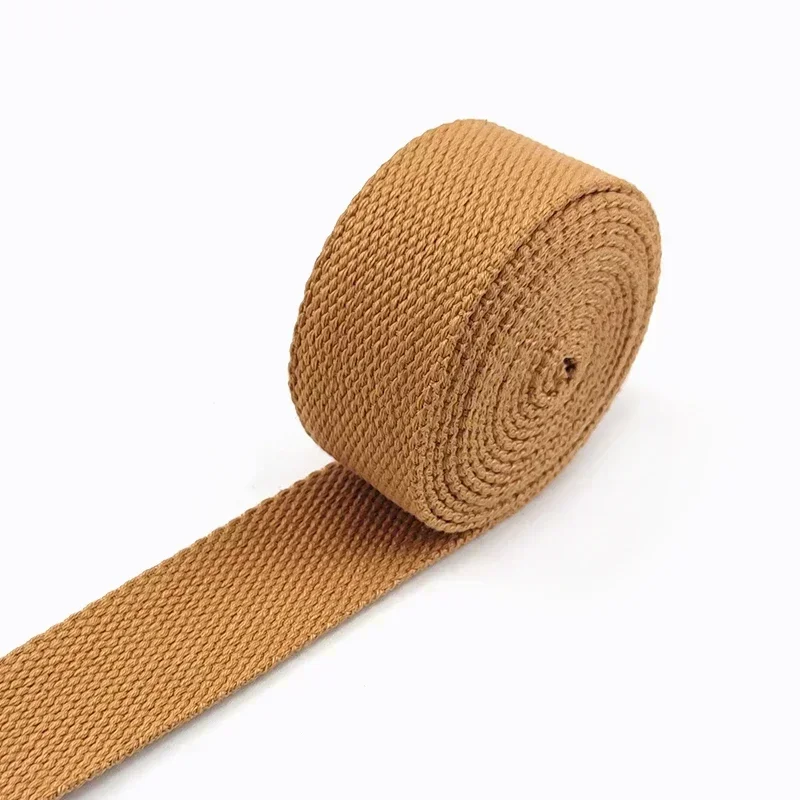 8M 20/25/32/38mm 2mm Dick Gurtband Bänder Polyester Baumwolle Leinwand Tasche Gurte band für Rucksack Strap Gürtel Band Bekleidungs Handwerk