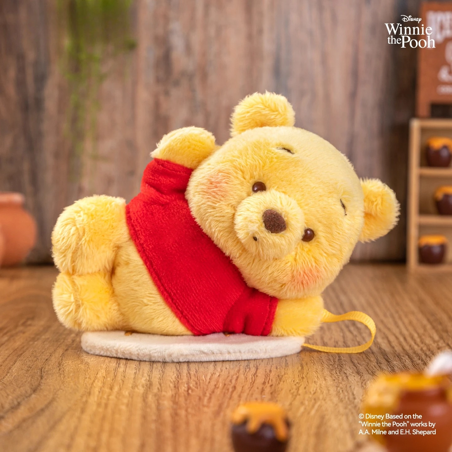 Disney Winnie The Pooh & Piglet Friends Series Plush Keychain Blind Box Surprise - Cute Collectible Soft Stuffed Animal Toys