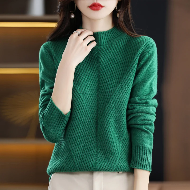 2022 autumn and winter cashmere sweater women\'s pullover fashion sweater casual knitted top cashmere women\'s sweater