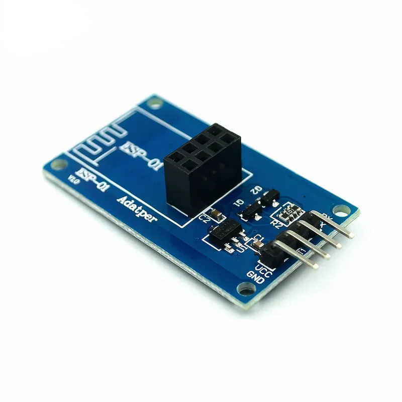 

ESP8266 ESP-01 Последовательный модуль беспроводного адаптера Wi-Fi 3,3 В 5 В Esp01 Адаптеры для печатных плат, совместимые с Arduino