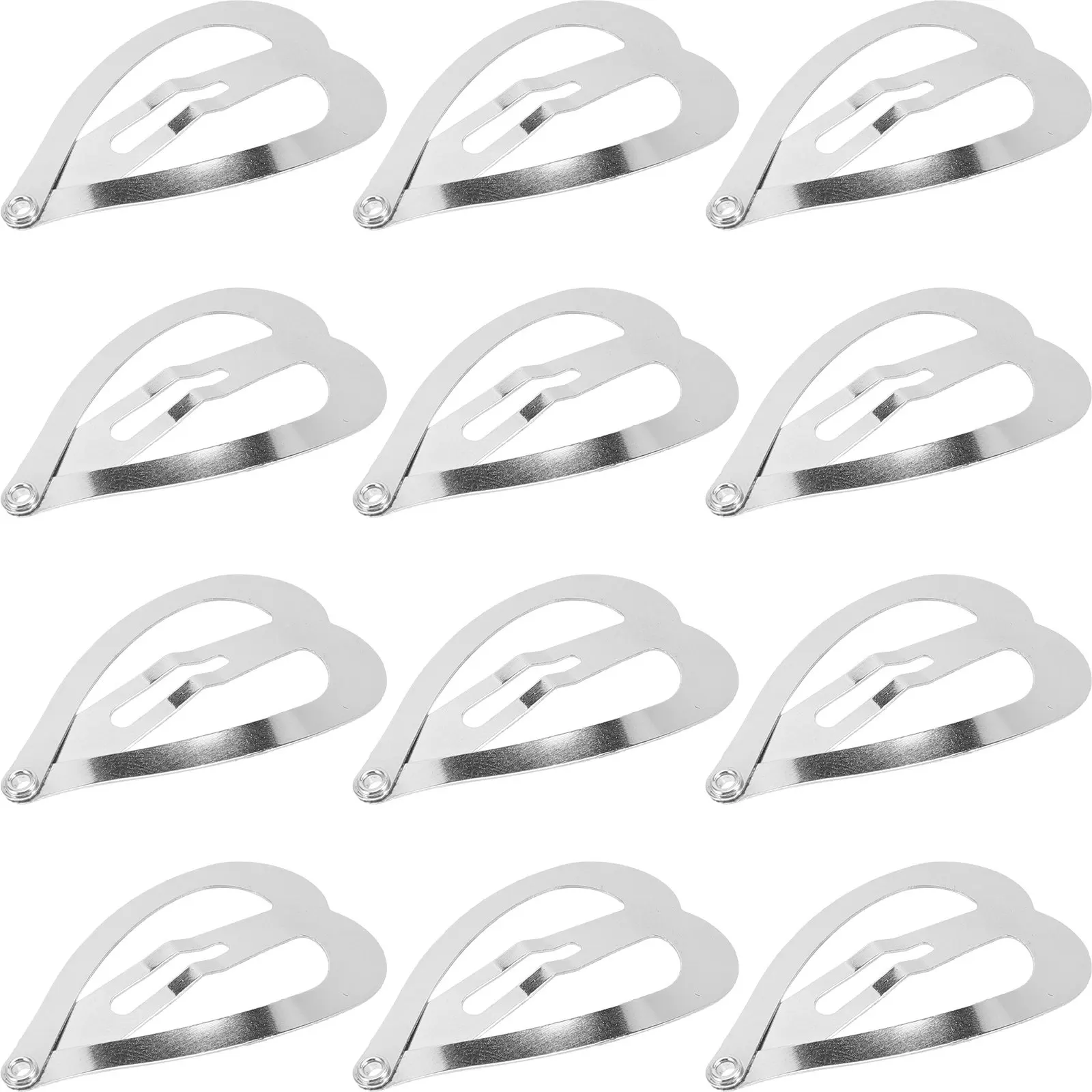 

100Pcs Heart Hair Clips Stylish Snap Hairpins for Women Daily Use Fashionable Hair Jewelry Perfect for Special Occasions and