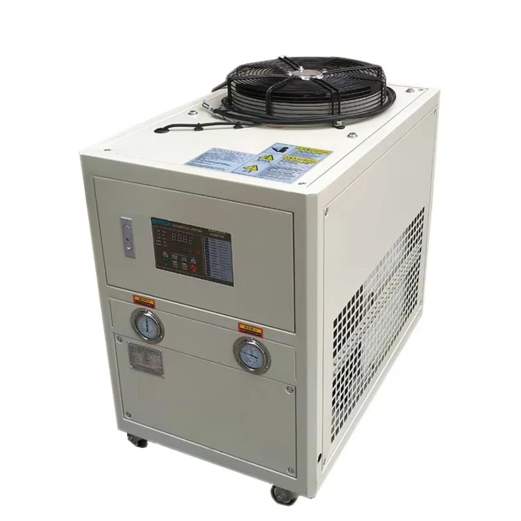 1 Ton Industrial Air-Cooled Water Chiller, Complete with Pump & Motor Core Components