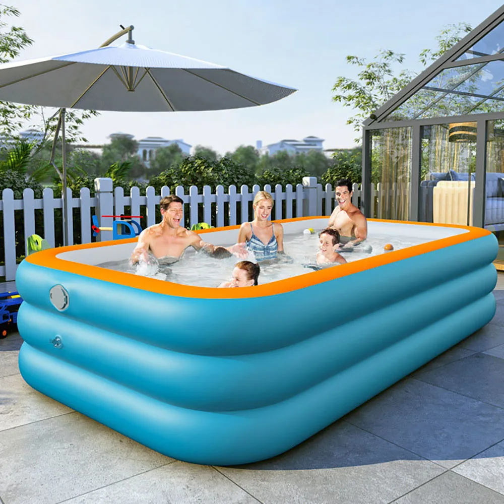 

Inflatable Swimming Pool PVC Children Adult Oudoor Household Inflatable Pool Summer Party Waterpark Supplies Family Party Toys