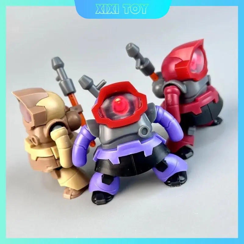 

CHAOXING модель Q версия Dom MS-09 3 шт. набор аниме сборная модель комплект пластиковая модель коллекция фигурки украшения игрушки