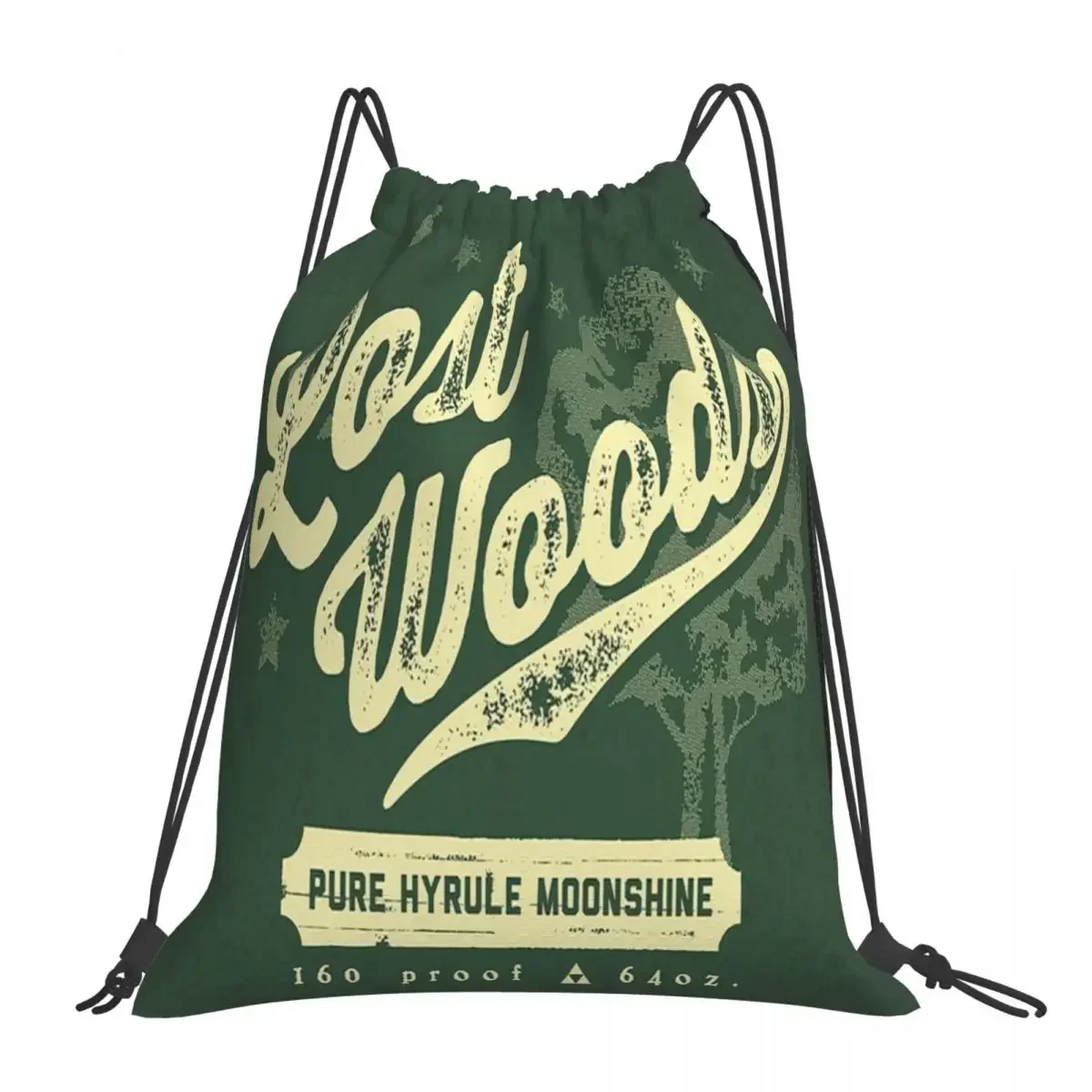 Lost Woods Moonshine Backpacks Fashion Portable Drawstring Bags Drawstring Bundle Pocket Sports Bag BookBag For Man Woman School