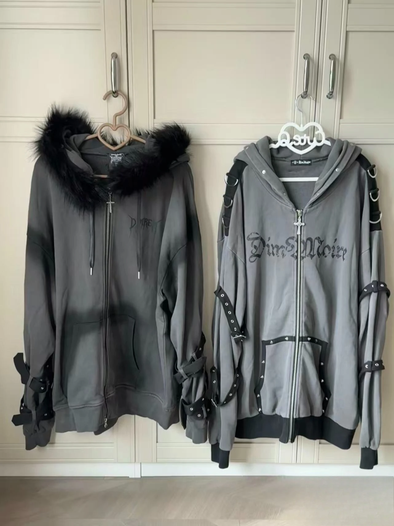 

Harajuku темный готический осенне-зимний кардиган с капюшоном и милыми кошачьими ушками, субкультура, кардиган на молнии, свитер, пальто, женская повседневная куртка в стиле ретро Y2k