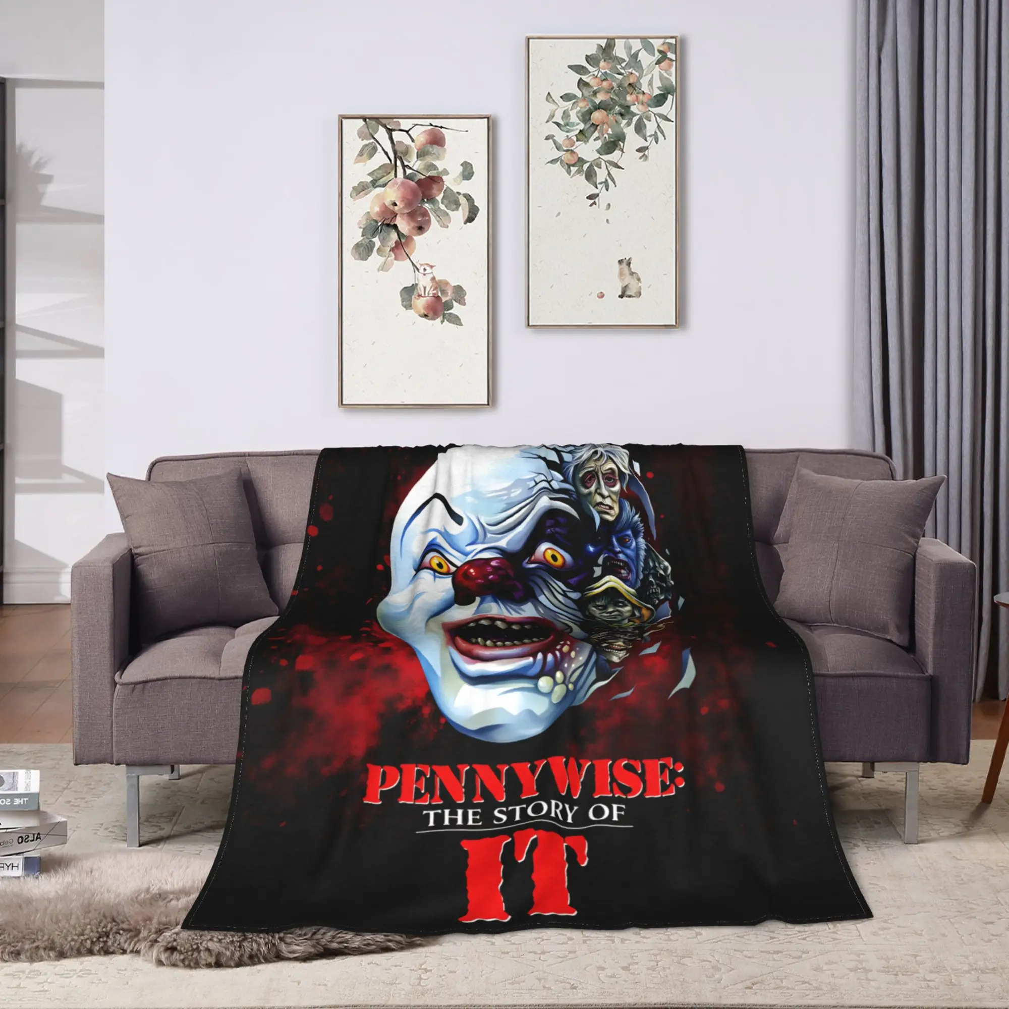 تكنولوجيا المعلومات مرحبا بكم في ديري 2025 الفانيلا البطانيات سوبر لينة رمي بطانية لغرفة النوم الاتجاه الزخرفية المفرش أريكة غطاء سرير