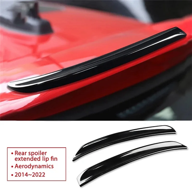 Leistungsstarke Für MINI F55 F56 Schwarz Auto Hinten Stamm Dach Spoiler Primer Auto Schwanz Flügel Dekoration Außen Modifikation Schutz P