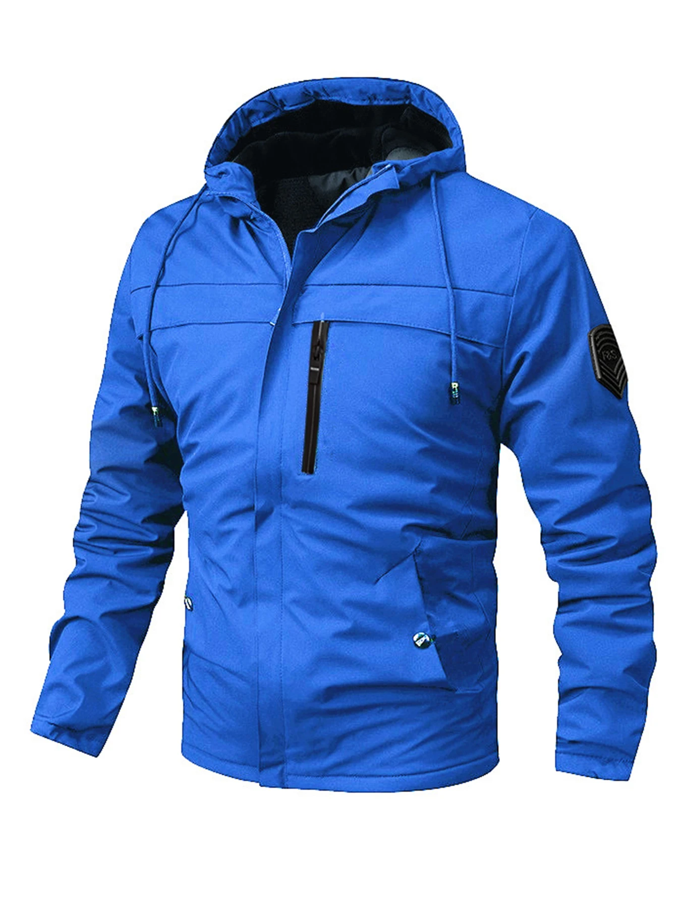 2024 New Autumn Windbreaker Men\'s Jacket Solid Color Zipper New in Outerwears Fashion Casual Outdoor Jackets for Men