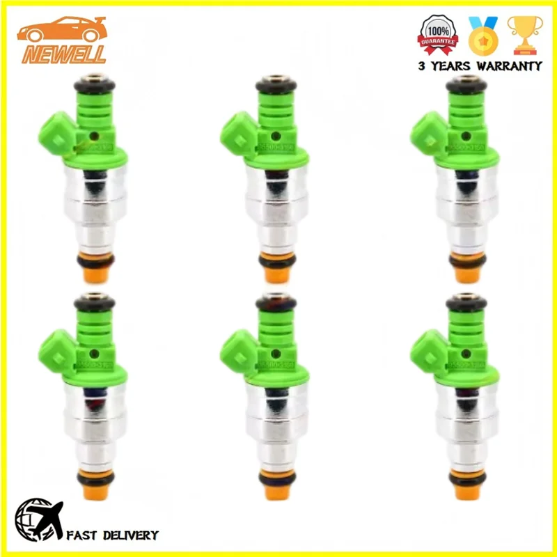 

6pcs 195500-3160 F87E-B2A Fuel Injector For Mercury Topaz 2.3l L4 Mazda B2500 2.5l Ford Ranger 2.3l-2.5l F87E-9F593-B2A