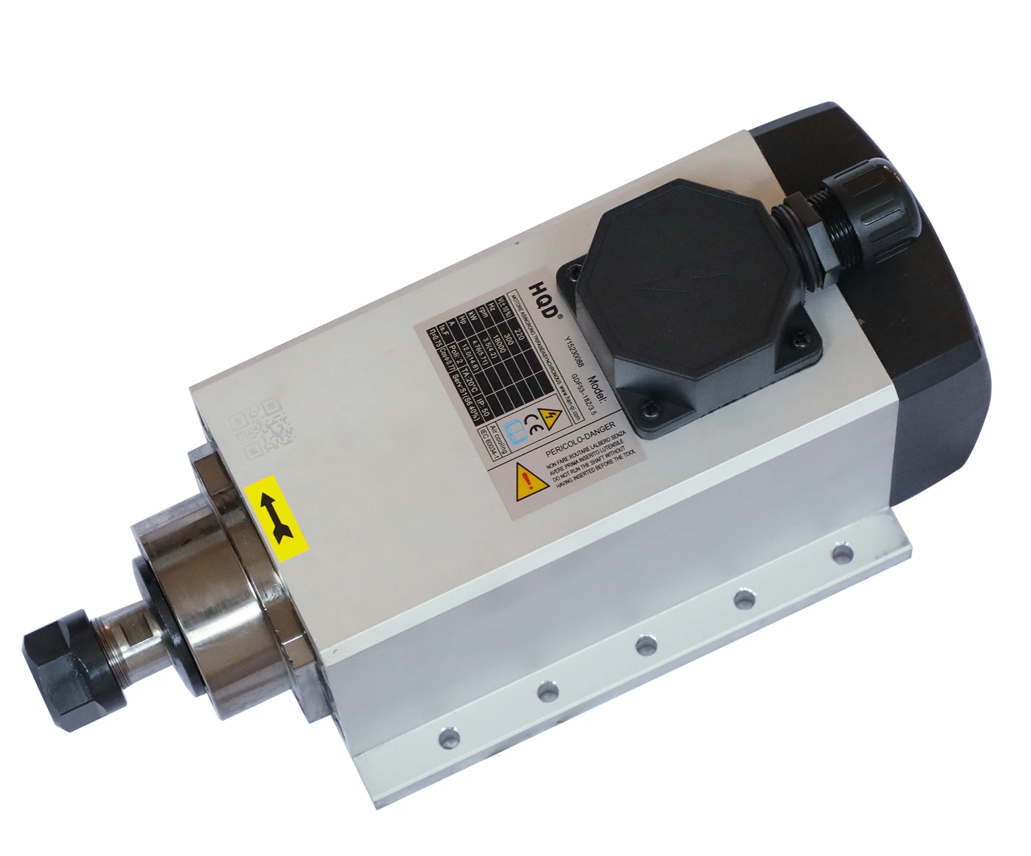 3.5kw ER20 AIr Cooling CNC محرك المغزل النجارة GDF53-18Z/3.5