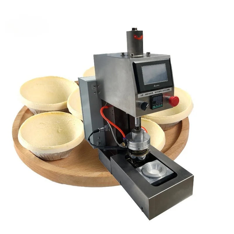 Widely Used Stainless Steel Desktop Pie Dough Presser Machine Semi Automatic Tart Making Machine Tart Shell Production