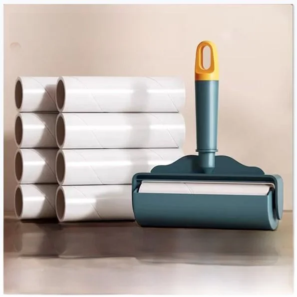 large-size-sticky-hair-remover-roller-paper-core-detachable-bed-clothes-dust-cleaning-brush-roll-montmy-household-cleaning