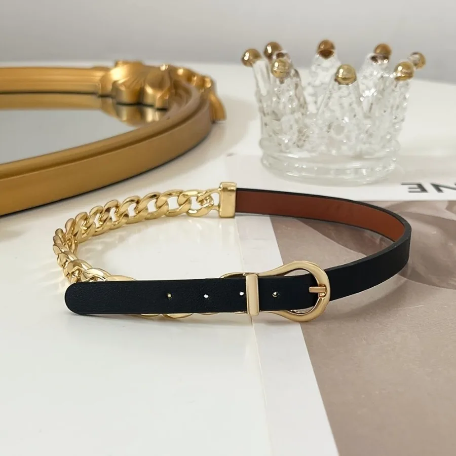 الجلود سلسلة طوق قلادة اثنين منغم الشرير الهيب هوب قلادة حزام نمط المختنق قلادة المرأة مجوهرات تأثيري اكسسوارات