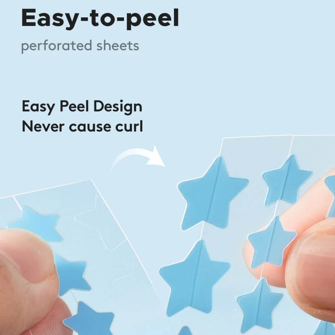 200 Stück Akne-Pflaster in verschiedenen Farben und Größen mit Teebaumöl zur Pickelbehandlung und -entfernung