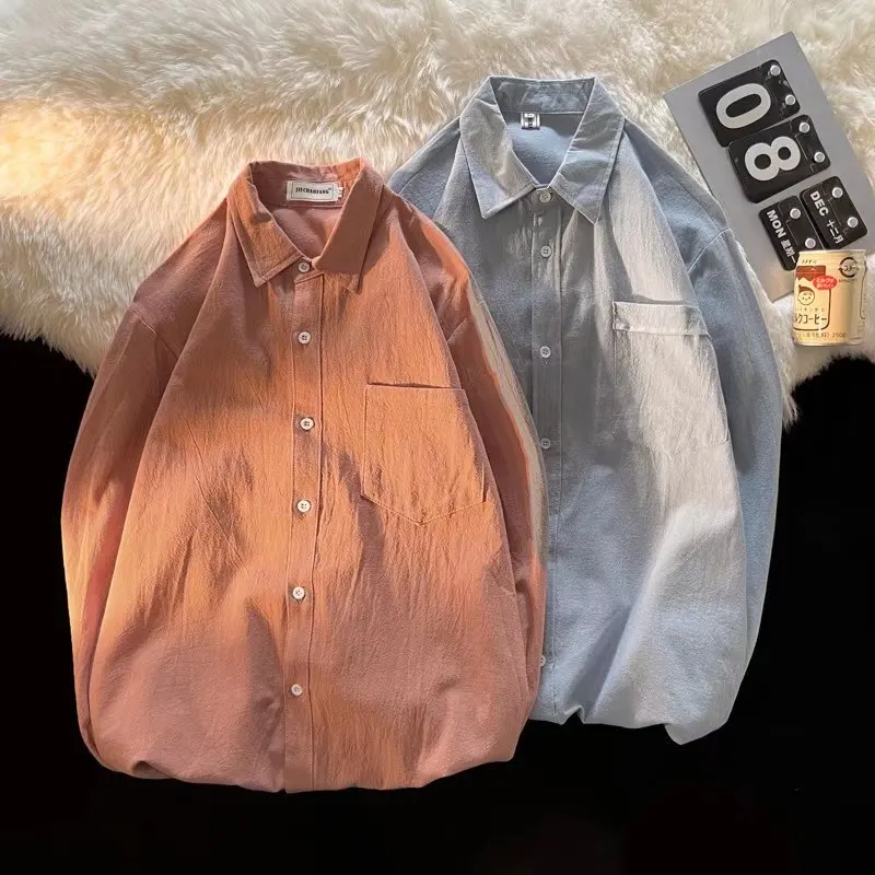 

Хлопковое белье ярких цветов Long Sve irt Внутренняя одежда для пар Защита от солнца Lazy Sle Модный модный повседневный irt