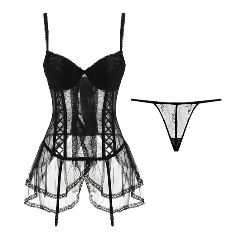 Сексуальное бюстье и корсет, женские высокоэластичные готические корсеты, тренажер для талии, эротическое белье с трусиками, утягивающее нижнее белье Corse MN12