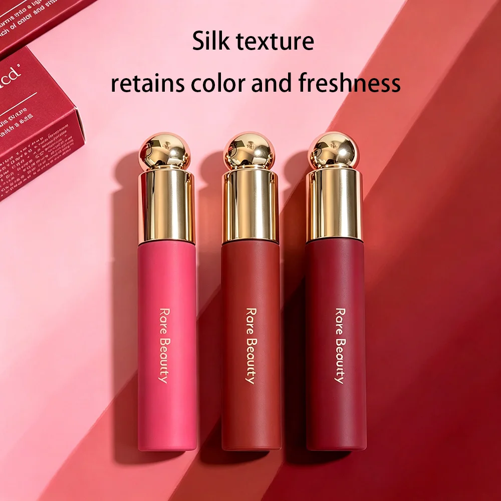 Rare Beauty Trendy Beauty Lip Lacquer Gentle Mellow Sheer Lip Salve Non-tacky Nourish Airy Bloom Mute Lip Hue