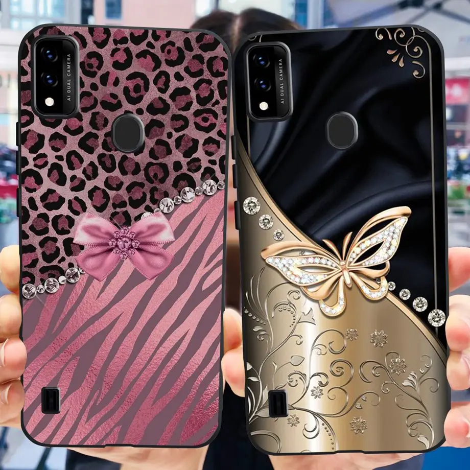 Butterfly Jelly Drsign Phone Case For ZTE Blade A71 2021 Blade A51 2021 Cases Cover Slim Soft Silicone Anti-knock Bumper ZTE A51