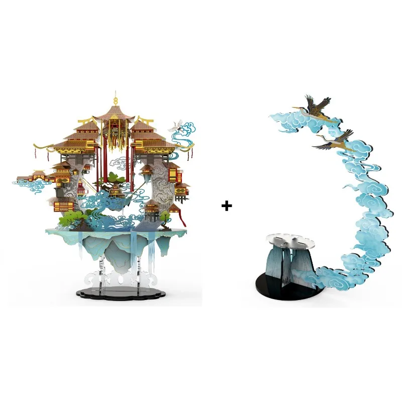 Modelo de quebra-cabeça de metal tridimensional