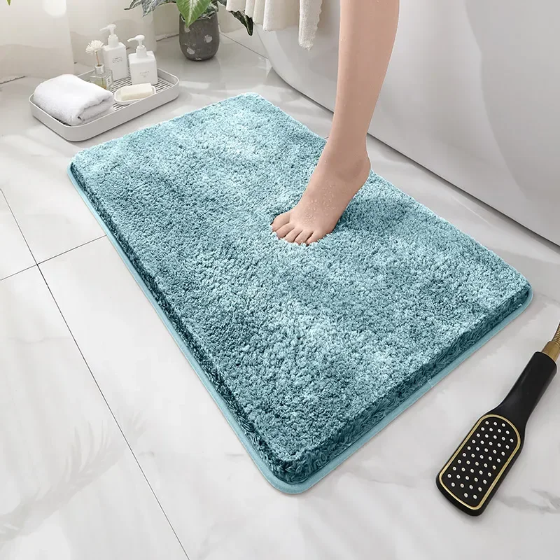 

Soft Comfortable Thick Plush Floor Mat,Bathroom Floor Rug,Bedroom Carpet,Living Room Mat,Non-slip Rug,Water Absorption Anti-Slip