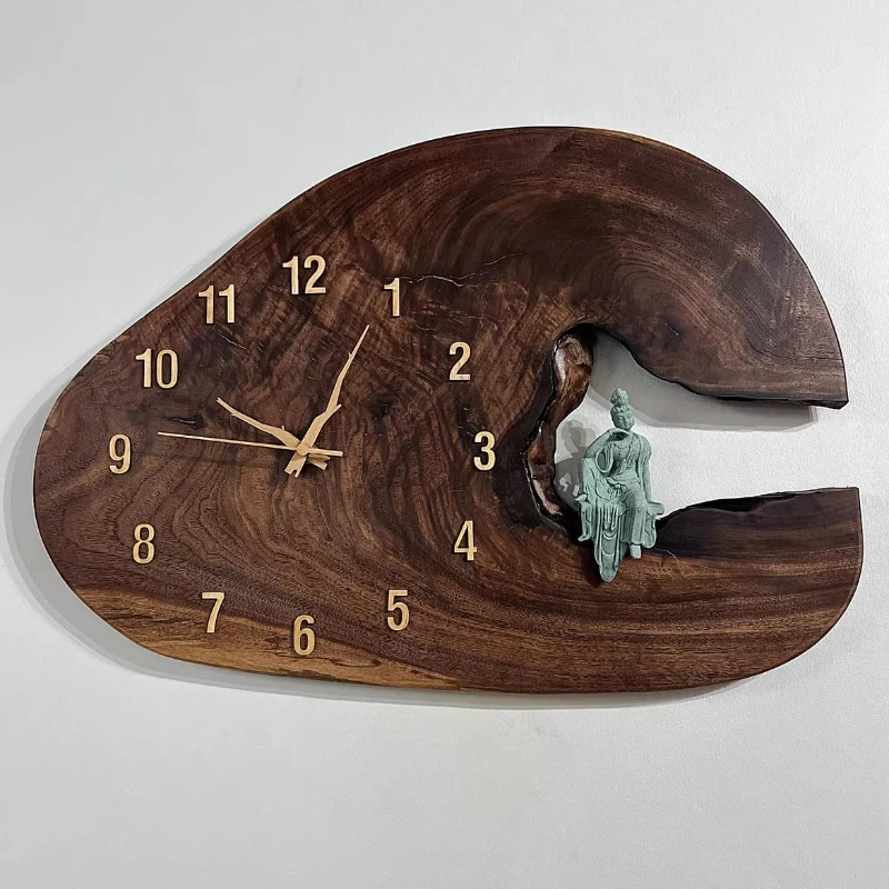 Nuevos Relojes de Pared de Estilo Chino para Sala de Estar, Relojes de Pared Artísticos Silenciosos, Creatividad Simple, Bonita Decoración para el Hogar, Relojes de Pared ZY40BGZ