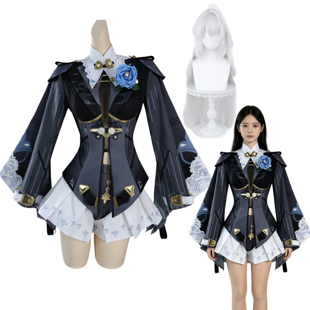 Game Zenless Zone Zero Yixuan Cosplay Costume Full Set ZZZ Yixuan Cosplay Costume Wig Outfits