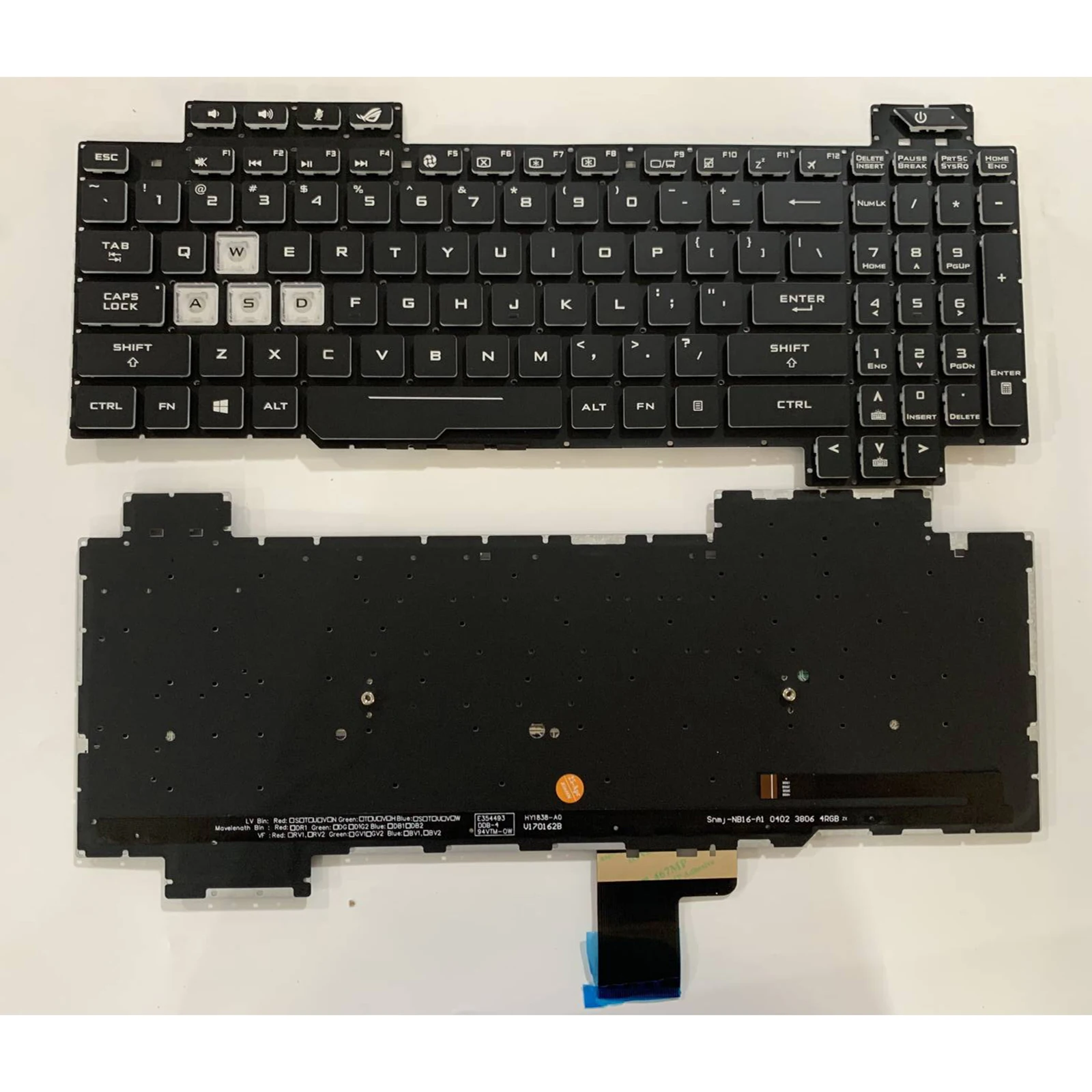 for Asus GL504GM GL504V GL504GS GL504GV GL504 GL504GV GL504G Laptop keyboard US Layout